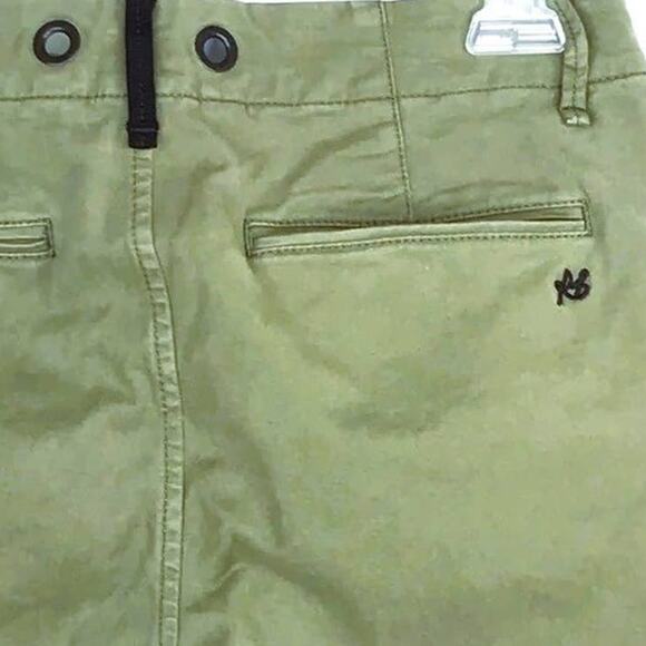RAG & BONE Buckley Crop Chinos Olive Green Raw Hem ~ Women's Size 26 - Picture 4 of 8